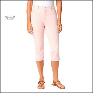 High Rise Capri Jeans with Stretch, Perfect Fit